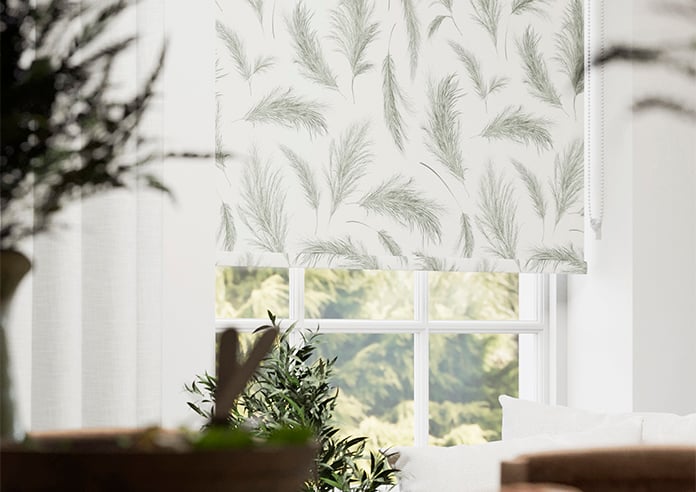 Cypress Drift (Blackout), Green Grove - Roller Blind - Image 5